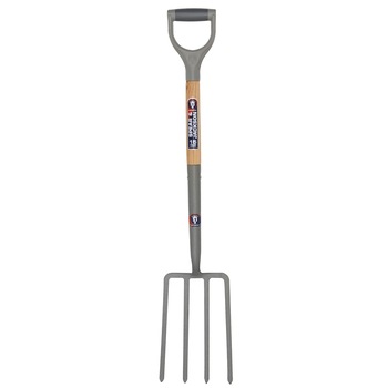 Furca sapat cu 4 coarne otel carbon, coada lemn, maner D plastic, Spear & Jackson Neverbend Furca sapat cu 4 coarne otel carbon, coada lemn, maner D plastic, Spear & Jackson Neverbend