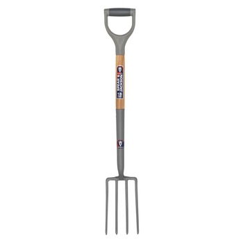 Furca sapat ingusta cu 4 coarne otel carbon, coada lemn, maner D plastic, Spear & Jackson Neverbend Carbon Furca sapat ingusta cu 4 coarne otel carbon, coada lemn, maner D plastic, Spear & Jackson Neverbend Carbon