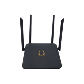Router Wireless Bigshot FAC 1200M, Wi-Fi 2.4G/5G, Porturi Gigabit, 4 Antene, Negru Router Wireless Bigshot FAC 1200M, Wi-Fi 2.4G/5G, Porturi Gigabit, 4 Antene, Negru