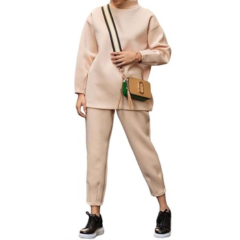 Trening dama Kim, sport, doua piese, Bej Trening dama Kim, sport, doua piese, Bej