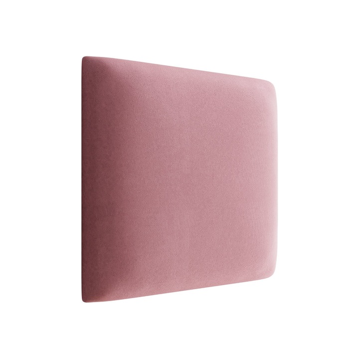 Panou tapitat pentru perete Pag, MIRJAN24, roz, 60x60 cm