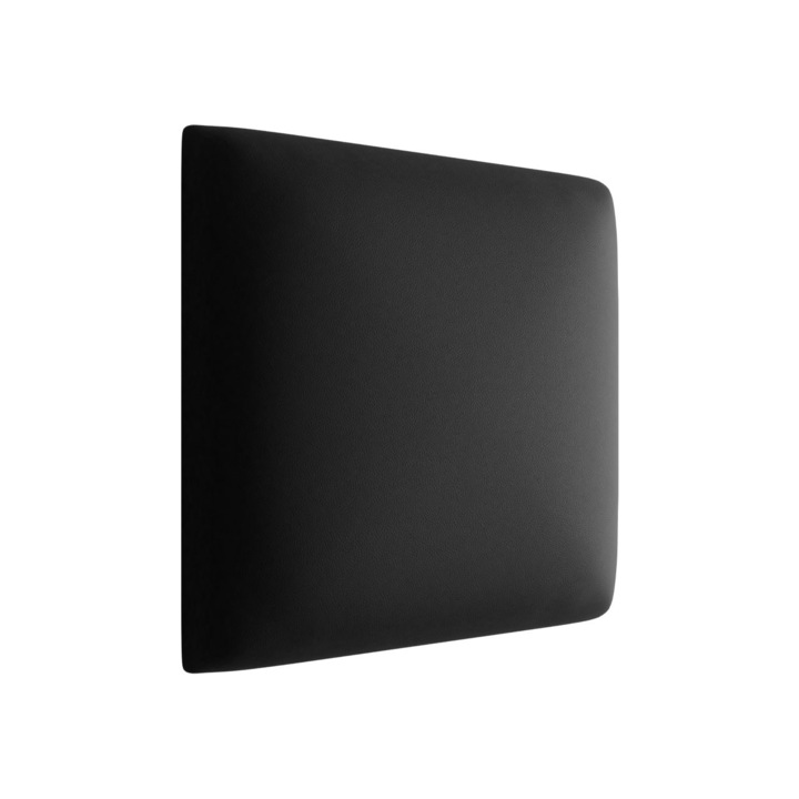 Panou tapitat pentru perete Pag, MIRJAN24, negru, 60x60 cm