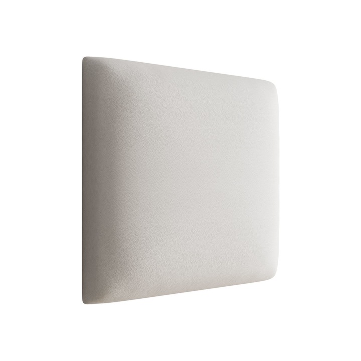 Panou tapitat pentru perete Pag, MIRJAN24, alb, 60x60 cm