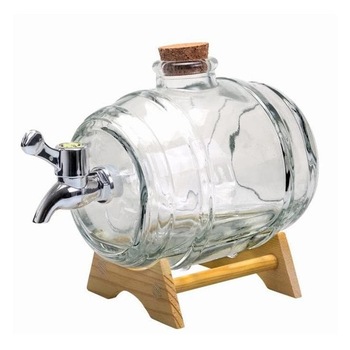 Butoi cu robinet, Vin Bouquet, 1 litru, sticla Butoi cu robinet, Vin Bouquet, 1 litru, sticla