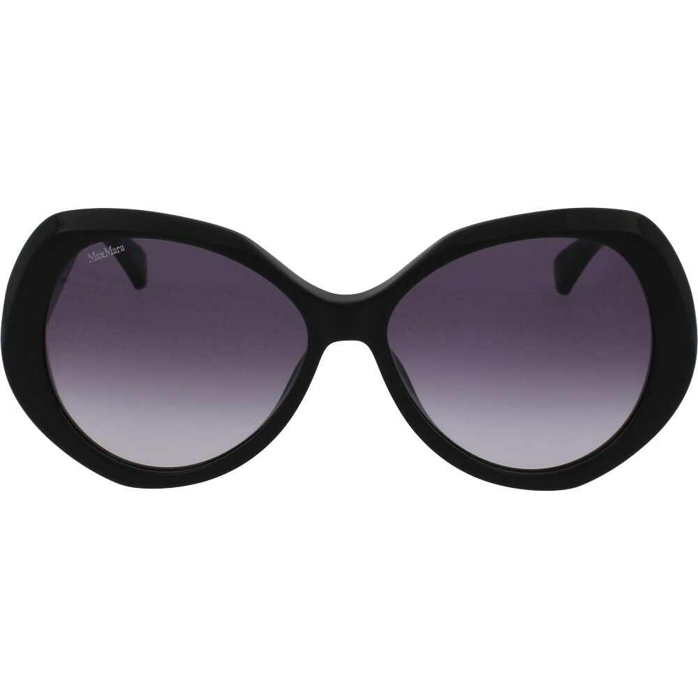 Ochelari de soare Max Mara MM0015 01B, Negru, 59 mm