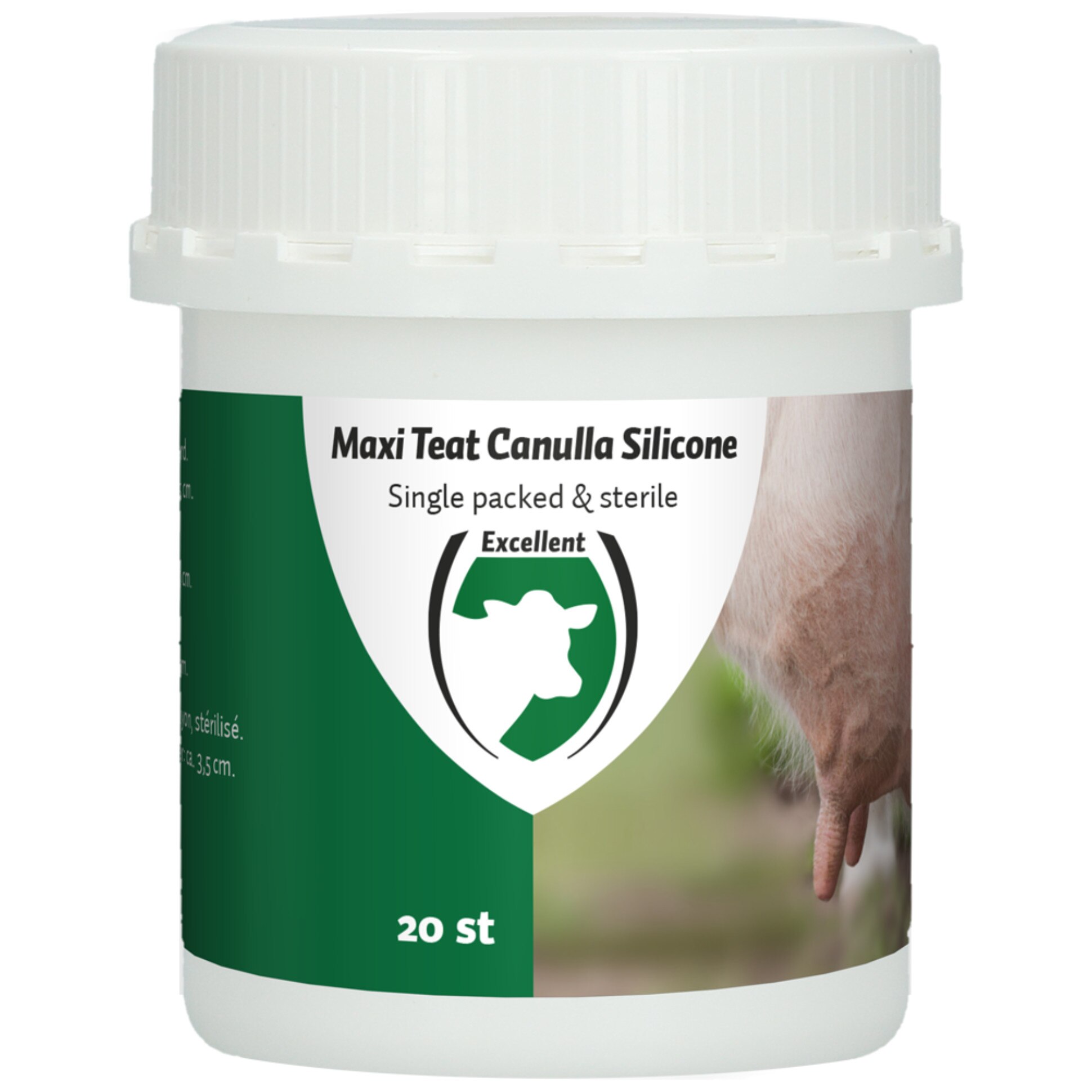 Set 20 stifturi mamelonare din silicon, Excellent Maxi Teat