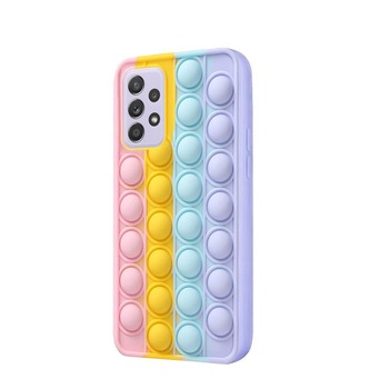 Husa PlanetPhone compatibila cu Samsung Galaxy A32 4G, POP IT, Push Pop Bubble Fidget, Antisoc, antistres, din silicon, Multicolor Husa PlanetPhone compatibila cu Samsung Galaxy A32 4G, POP IT, Push Pop Bubble Fidget, Antisoc, antistres, din silicon, Multicolor