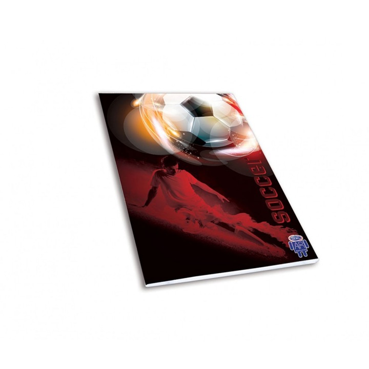 Caiet, Skag, 17 x 25 cm, 60 coli, Fotbal