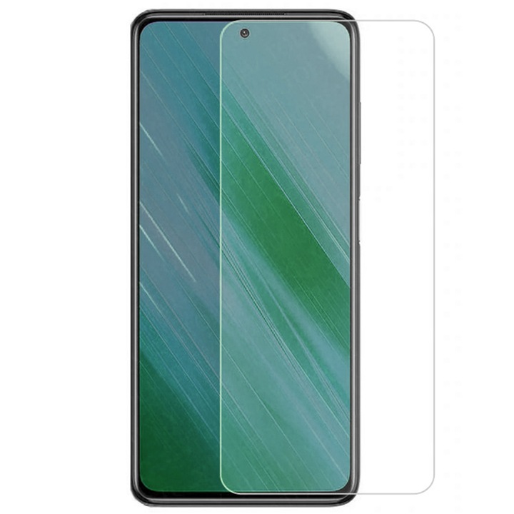 Fólia SAMSUNG GALAXY A32 LTE / 4G-hez Secure Glass, 9H ellenállás (robbanásgátló) felületi ragasztóval, IAO Optim védelmi technológiával, átlátszó