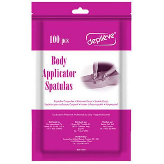 Spatule din lemn Depileve, 100 bucati