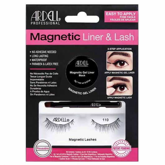 Kit Ardell: Gene false Magnetice + Tus Magnetic Magnetic Liner & Lash 110