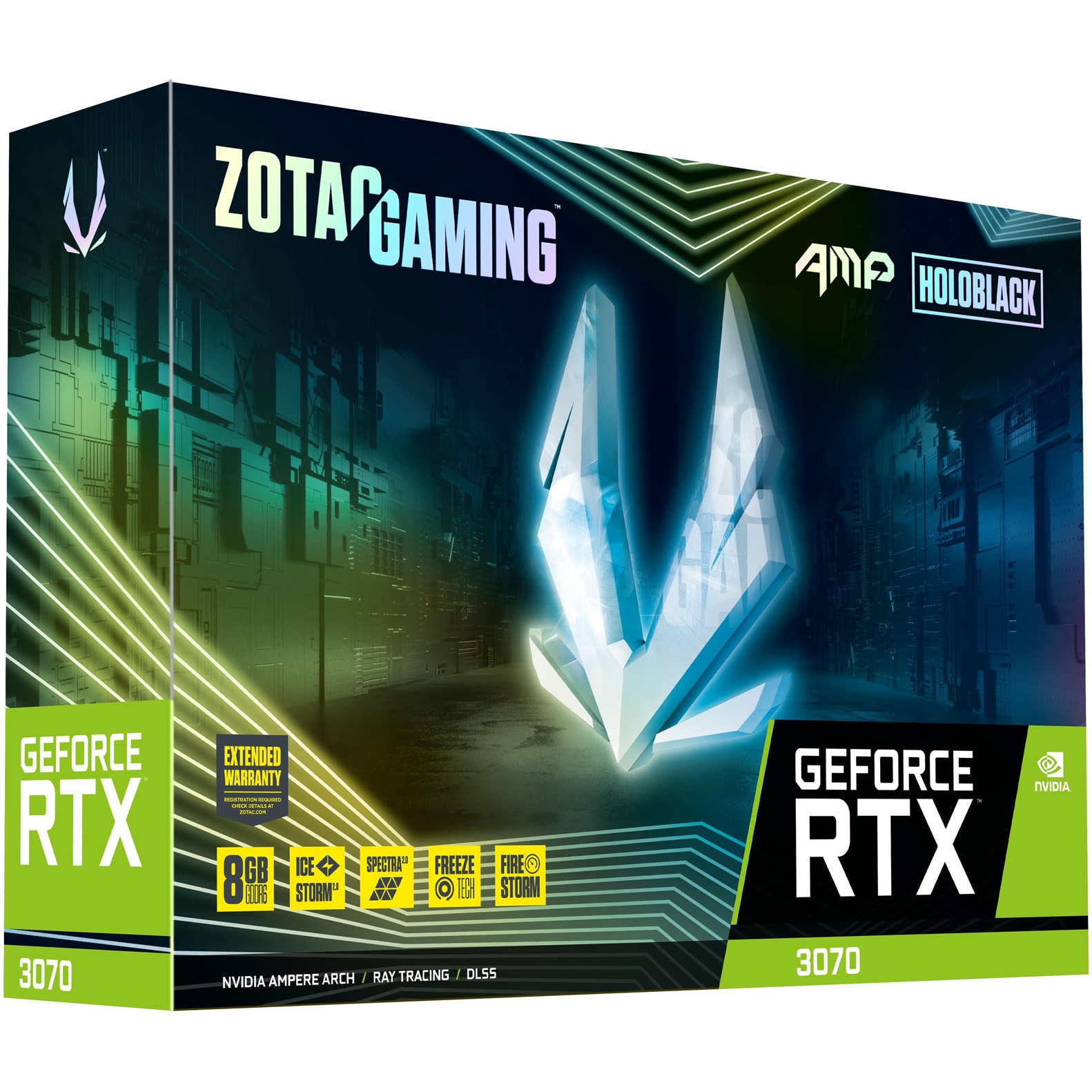 ZOTAC GeForce 割引 RTX 3070 AMP Holo LHR 3070 Ti Zotac Holo Black