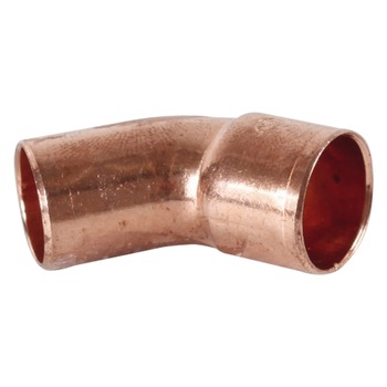 Cot cupru, unghi 45 grade, interior-interior, diametru 22 mm Cot cupru, unghi 45 grade, interior-interior, diametru 22 mm