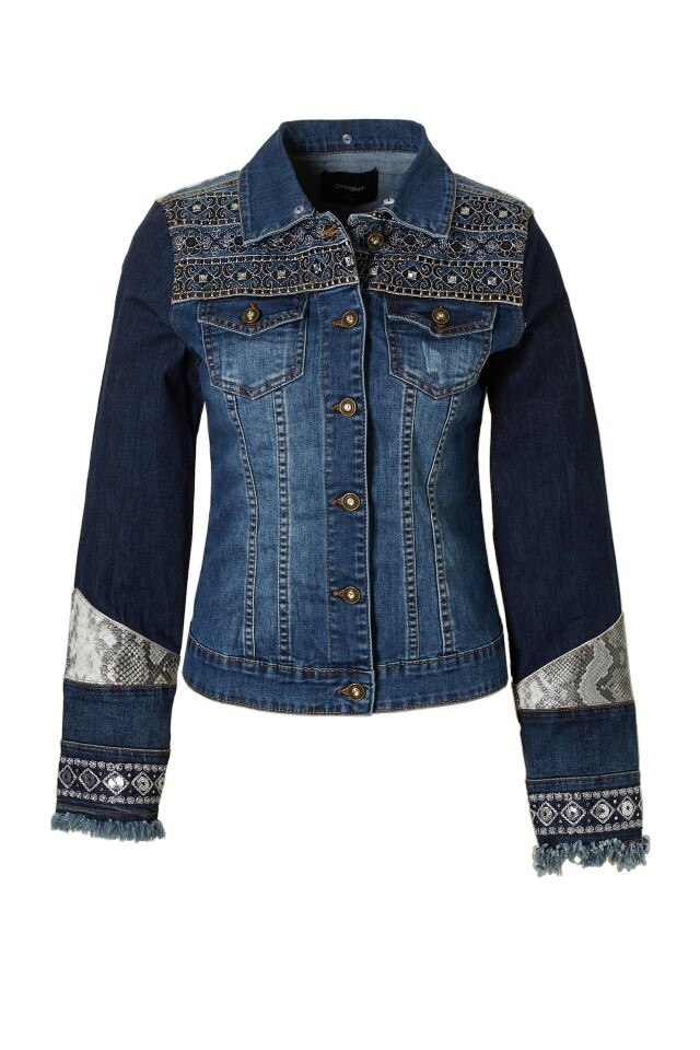 Geaca Desigual 18WWED38, Albastru, XS