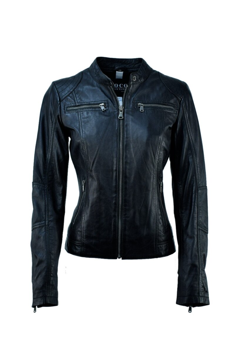 Geaca de piele Vivien CBL, 38 EU, Negru