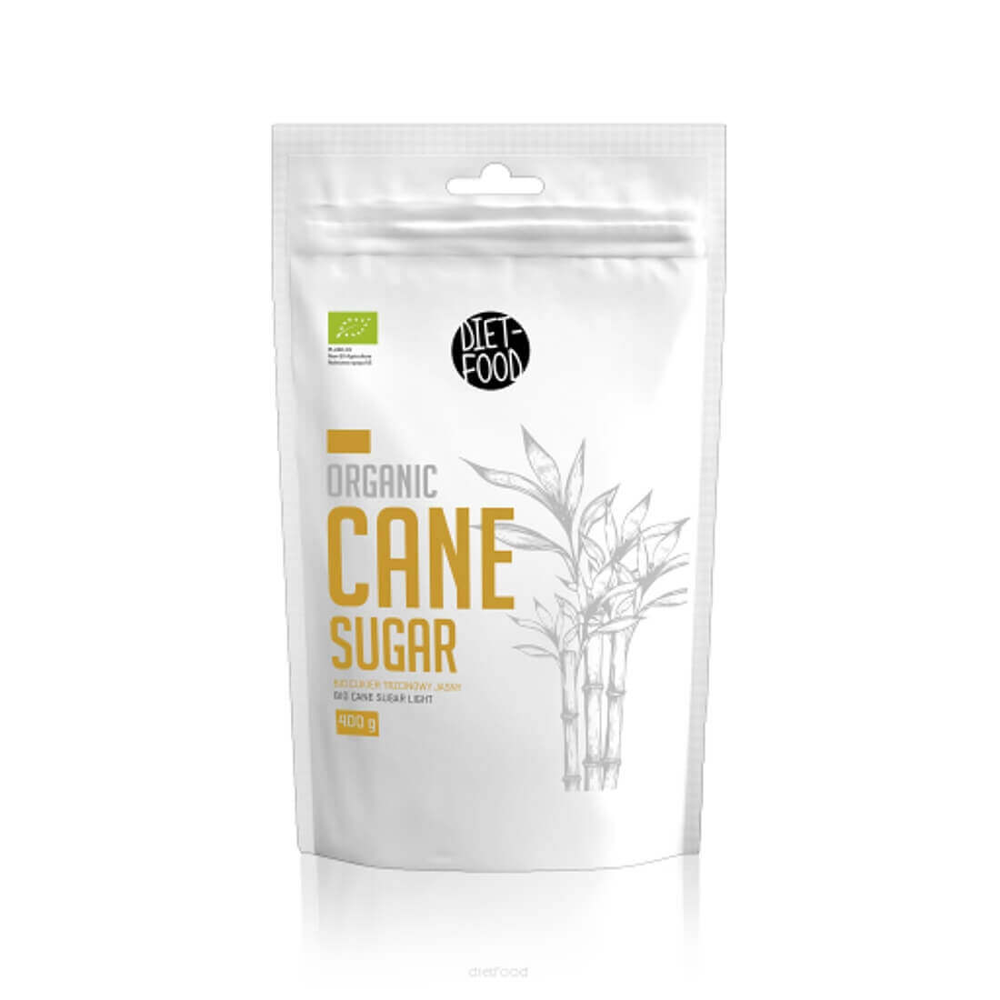 Zahar din trestie bio, Diet Food, 400 g