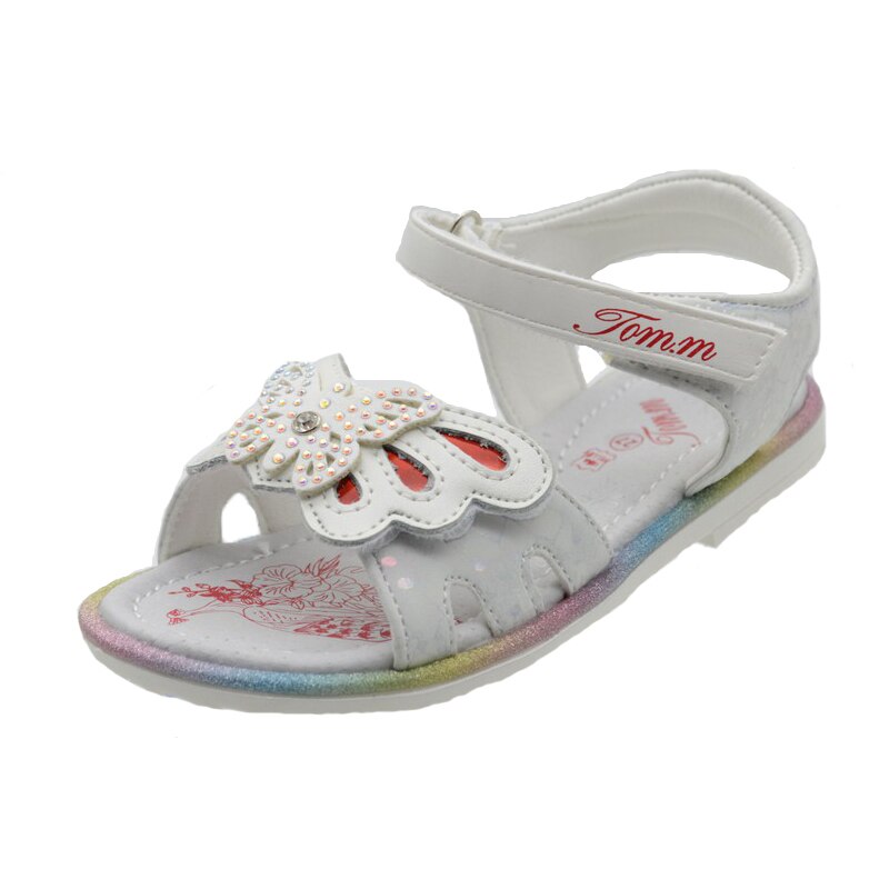 Sandale ortopedice pentru fete Tom Miki C-T72-34-A, Alb 29311