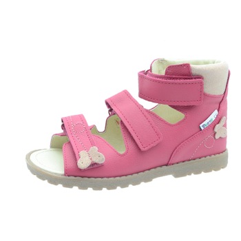 Sandale profilactice din piele naturala pentru fete Mrugala 1399F-36, Roz 20908 Sandale profilactice din piele naturala pentru fete Mrugala 1399F-36, Roz 20908