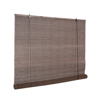 Jaluzea tip rulou din bambus maro Dora 150 cm x 260 h Jaluzea tip rulou din bambus maro Dora 150 cm x 260 h