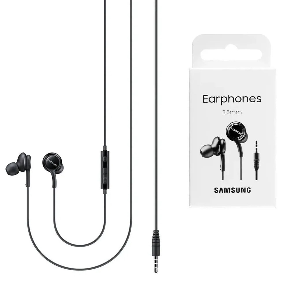 Casti Audio Jack, cu Microfon, Samsung (EO, IA500BBEGWW), Black (Blister Packing)