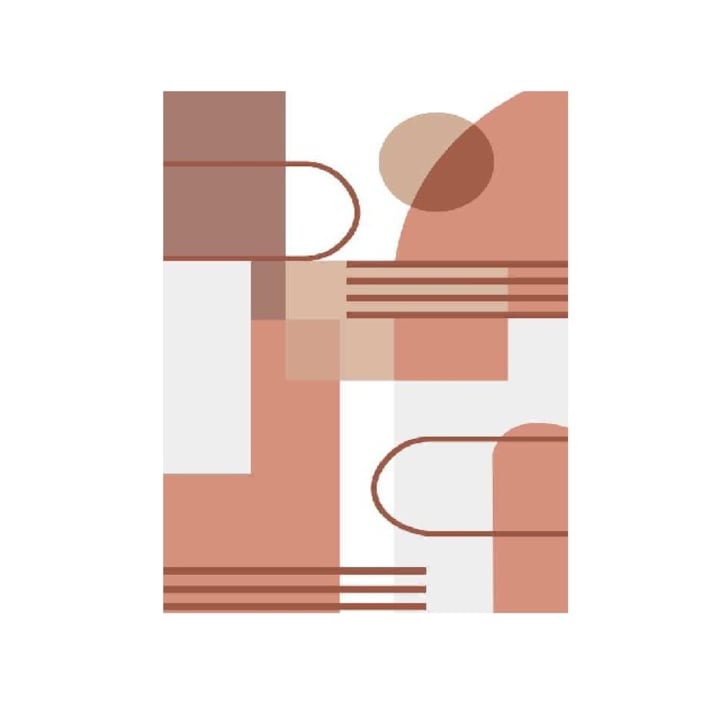 Poliészter szőnyeg, 120X160 cm, többszínű, skandináv mintás, 5-ös típus