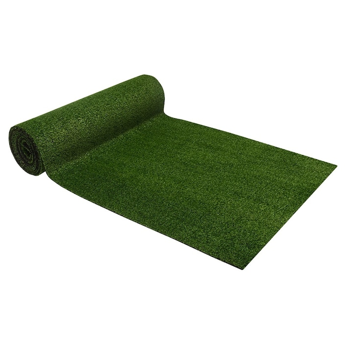 Изкуствена трева, Тип килим, За градина/тераса, 1х3 м, Височина 7 мм