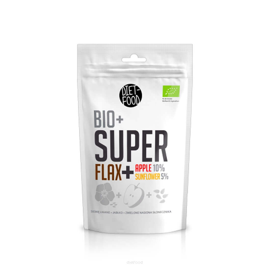 Seminte de floarea soarelui si in cu mar bio, Diet Food, 200 g