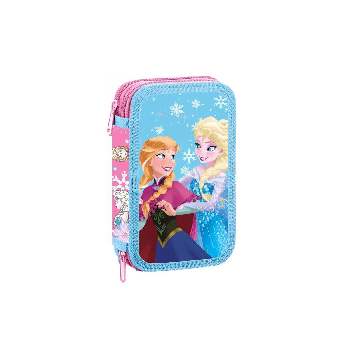 Penar echipat, Frozen, Anna & Elsa, multicolor, 2 compartimente, 29 piese