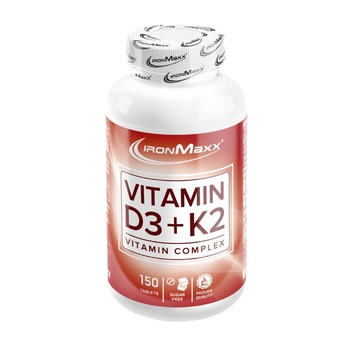 Vitamina D3 + K2 IronMaxx, 150 capsule Vitamina D3 + K2 IronMaxx, 150 capsule