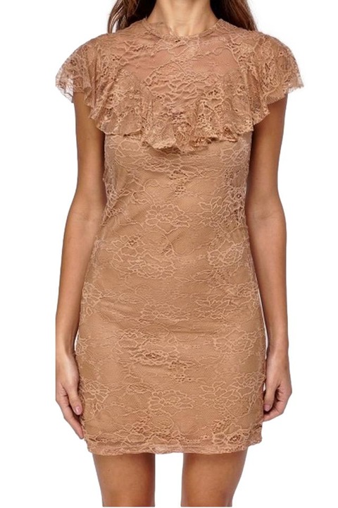 Rochie dama Tutti Frutti Lace Overay, Bej, M