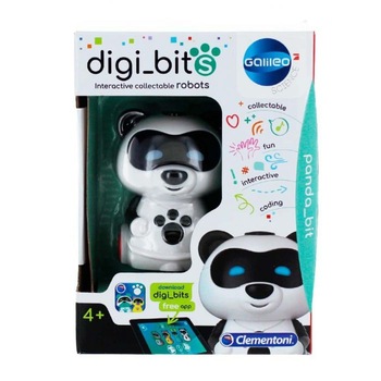Robot interactiv Clementoni Digi Bits Dog, alb Robot interactiv Clementoni Digi Bits Dog, alb