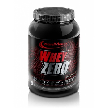 Proteine IronMaxx Whey Zero, Ciocolata cu lapte, 908g Proteine IronMaxx Whey Zero, Ciocolata cu lapte, 908g