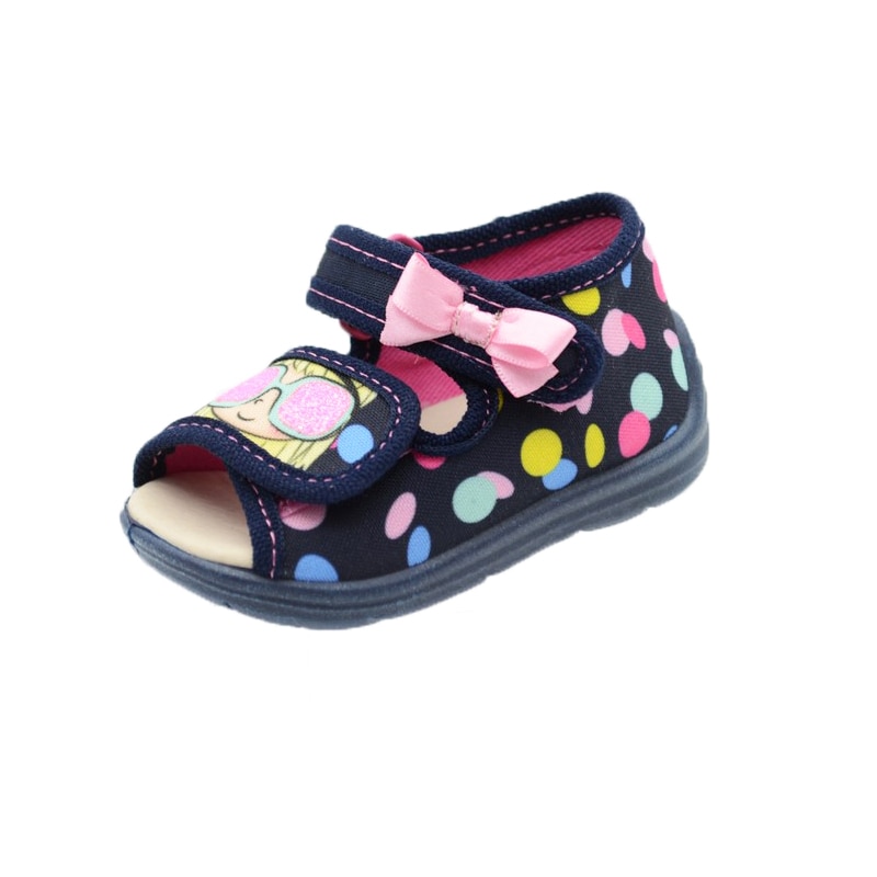 Sandale pentru fete 3F 3FB-7, Bleumarin 28855