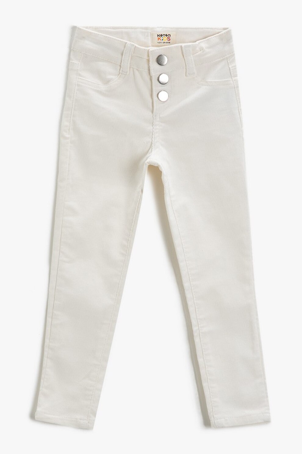 KOTON, Blugi regular fit, Alb prafuit