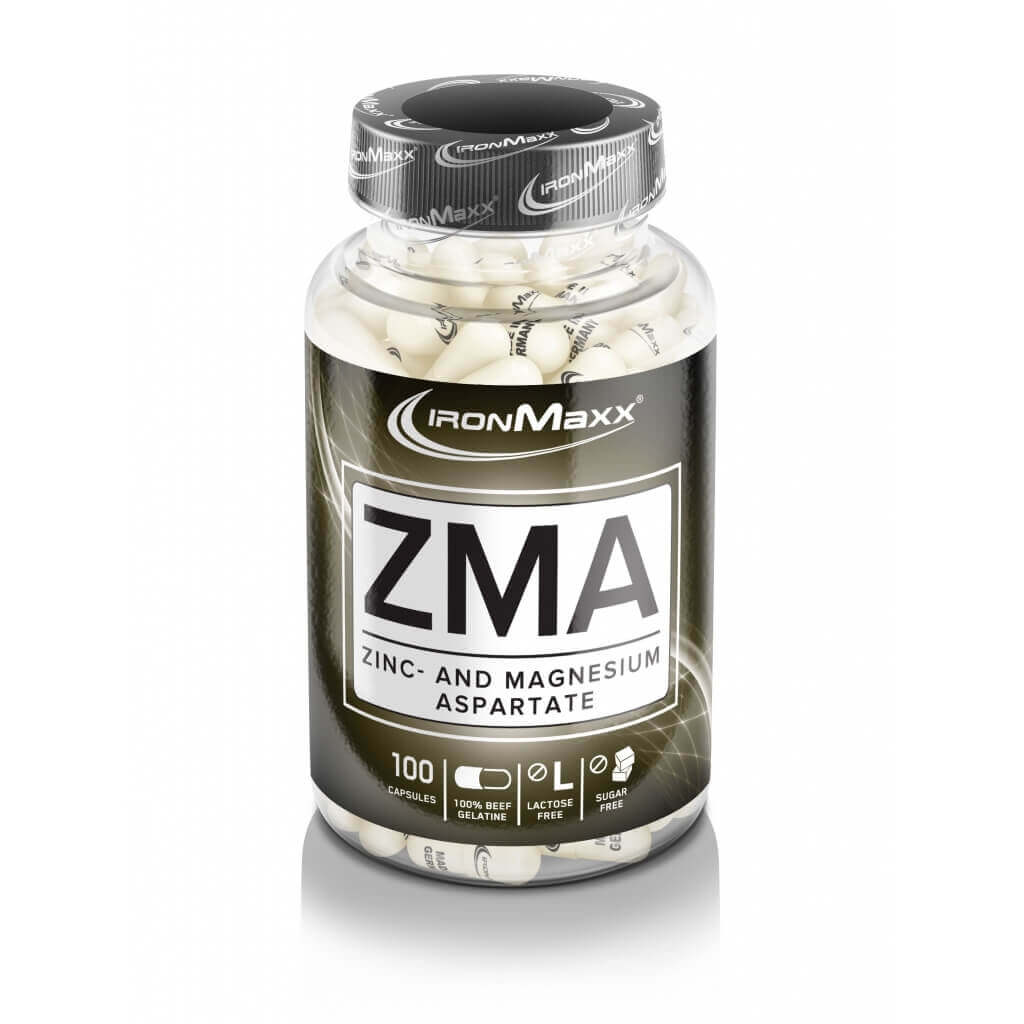 Supliment IronMaxx ZMA, 100 capsule