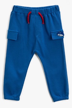 KOTON, Pantaloni sport cu snur in talie, Albastru royal KOTON, Pantaloni sport cu snur in talie, Albastru royal