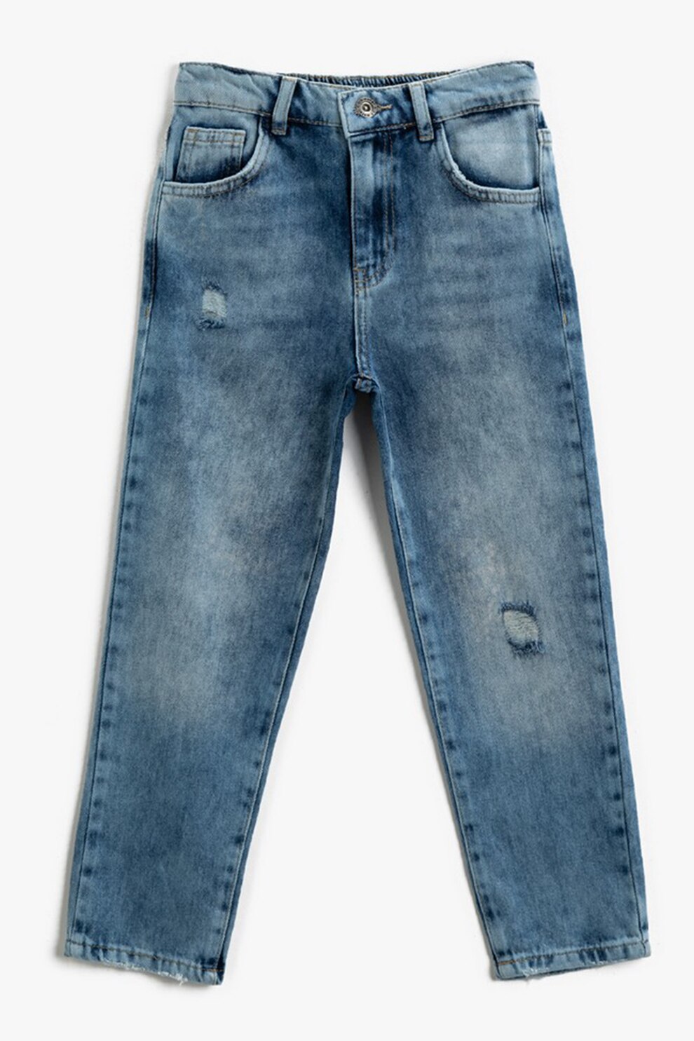 KOTON, Blugi cu 5 buzunare, Albastru inchis