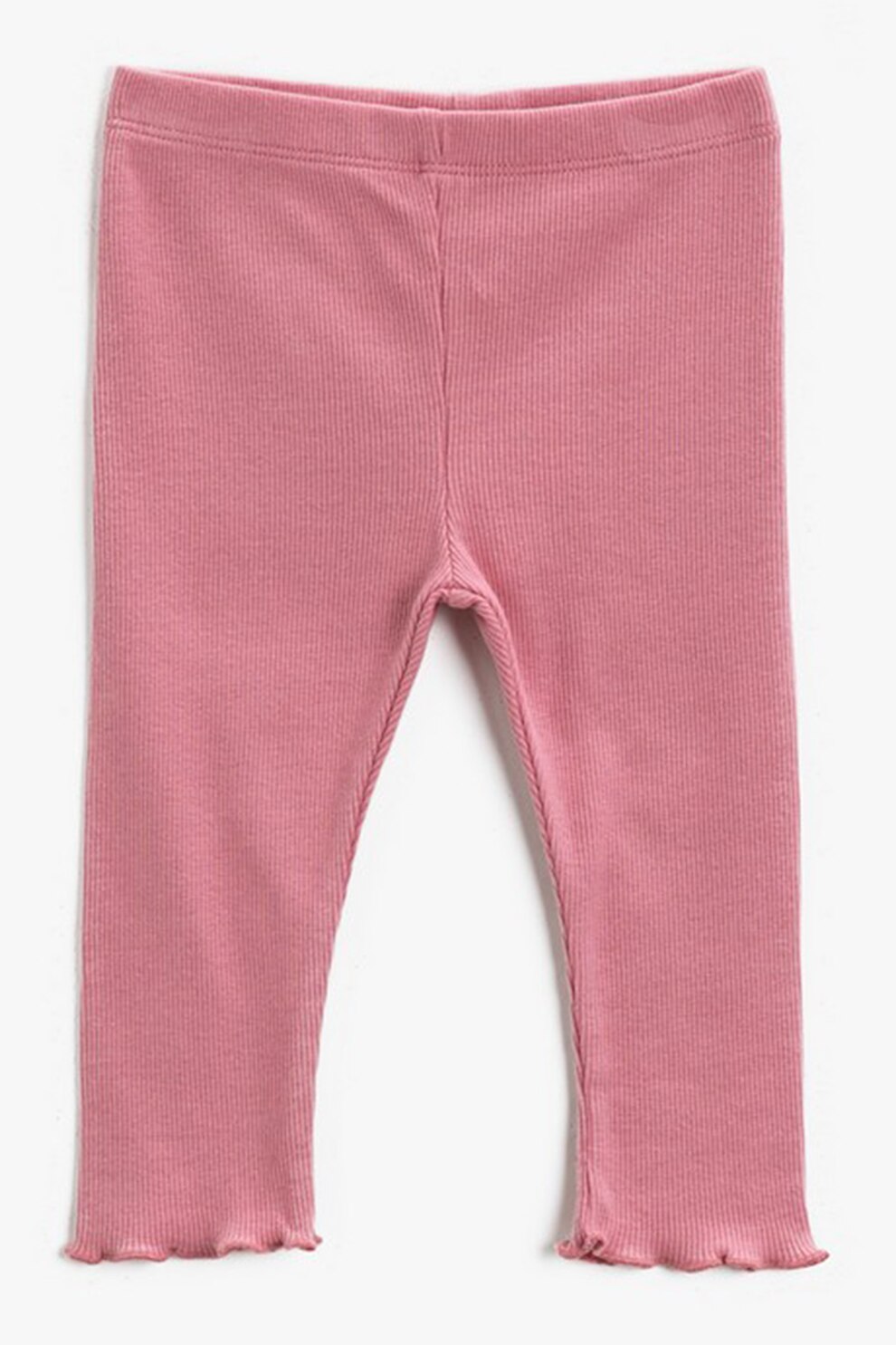 KOTON, Colanti din amestec de bumbac cu aspect striat, Roz