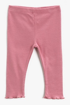 KOTON, Colanti din amestec de bumbac cu aspect striat, Roz KOTON, Colanti din amestec de bumbac cu aspect striat, Roz