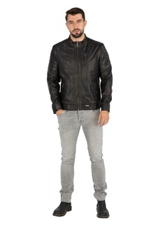 Geaca de piele Jarvis CBL, 56 EU, Negru Geaca de piele Jarvis CBL, 56 EU, Negru