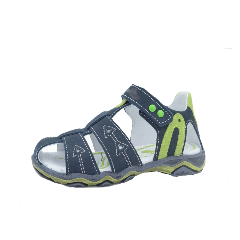 Sandale din piele pentru baieti Renbut 21-3271-G-29, Bleumarin 29 EU