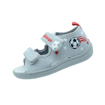 Sandale pentru baieti American Club 35/19G-25, Gri 25 EU Sandale pentru baieti American Club 35/19G-25, Gri 25 EU