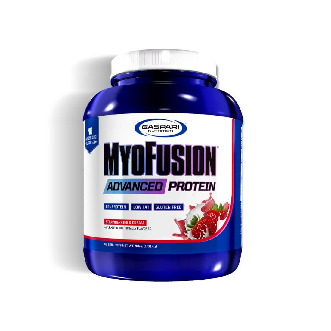 Proteine Myofusion Advanced, Gaspari Nutrition, Aroma capsuni, 1814g