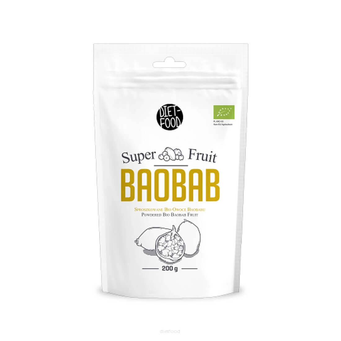 Baobab bio, Diet Food, 200 g