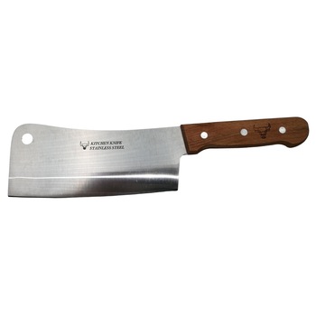 Satar, Pro Cook, otel inoxidabil, 34.5 cm, maner lemn, argintiu Satar, Pro Cook, otel inoxidabil, 34.5 cm, maner lemn, argintiu