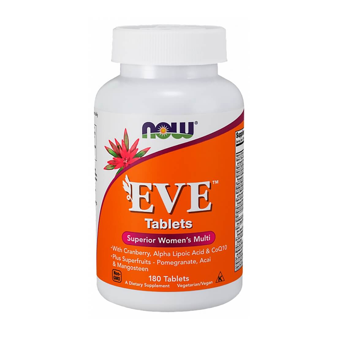 Multivitamine pentru femei Now Eve, 180 capsule