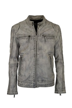 Geaca de piele Toni CBL, 58 EU, Alb Geaca de piele Toni CBL, 58 EU, Alb