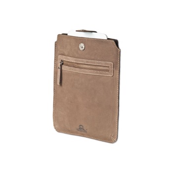 Husa tableta Woodland, 21x24.8 cm, Piele naturala bivol, Maro Husa tableta Woodland, 21x24.8 cm, Piele naturala bivol, Maro