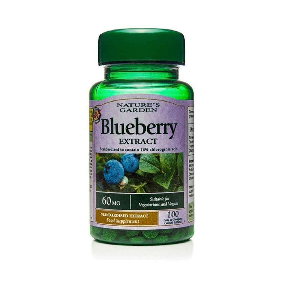 Supliment alimentar Blueberry, Holland & Barrett, 60 mg, 100 capsule eMAG.ro