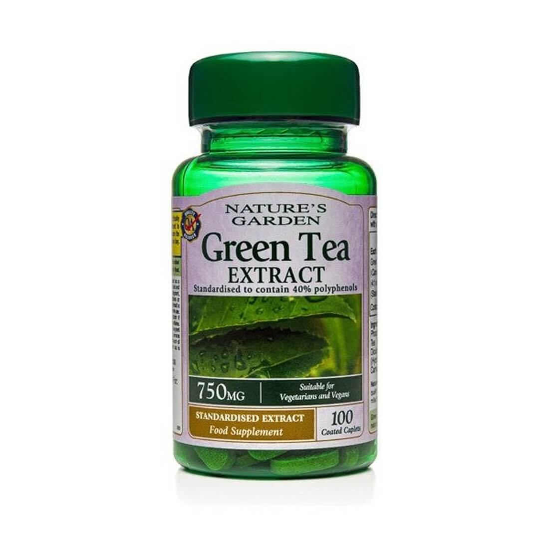 Supliment alimentar Green Tea, Holland & Barrett, 750 mg, 100 capsule